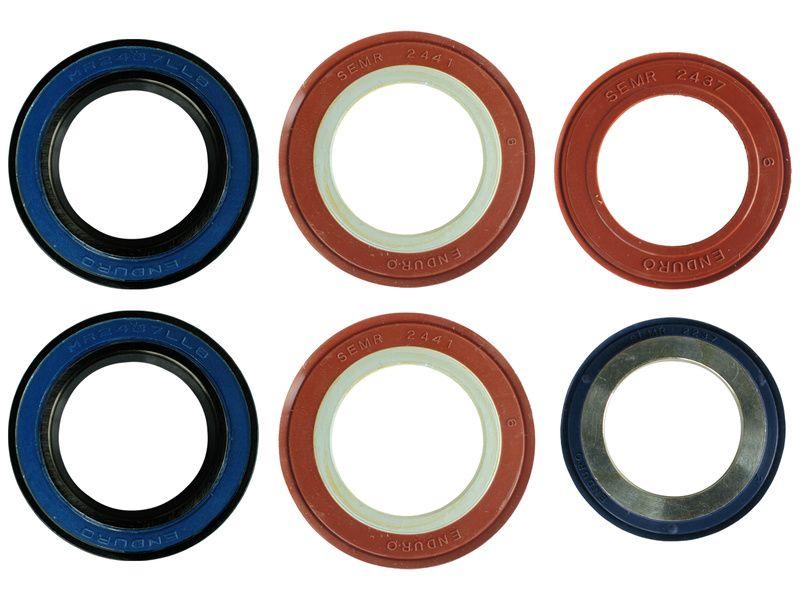 ENDURO BEARINGS | BK-5413 Bottom Bracket Bearing Kit Option: 24mm BSA Spindle | ABEC-3 | Black Oxide
