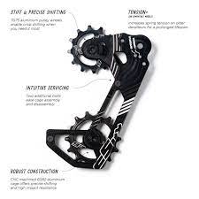 CSIXX - The Cage rear derailleur aluminum pulleys and cage with sealed bearings (Sram AXS 12spd)
