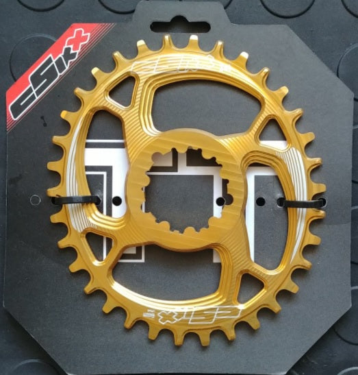 CSIXX - Direct Mount chainring for Sram (3mm offset) OVAL GOLD