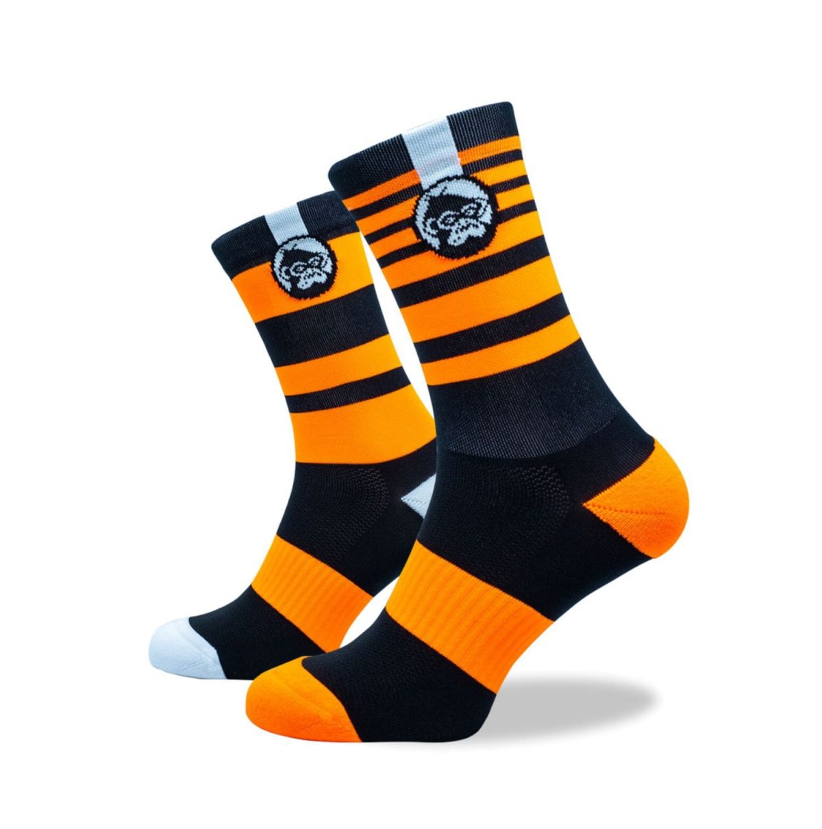 GRUMPY MONKEY - Knitted Socks (KTM Orange)