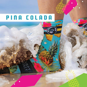 GRUMPY MONKEY - Premium Printed Socks (Pina Colada)