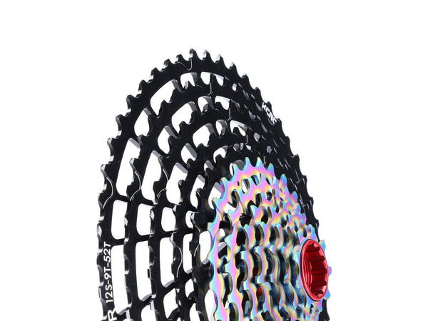 KCNC - Master 12 spd cassette 9-52T (Black Rainbow)