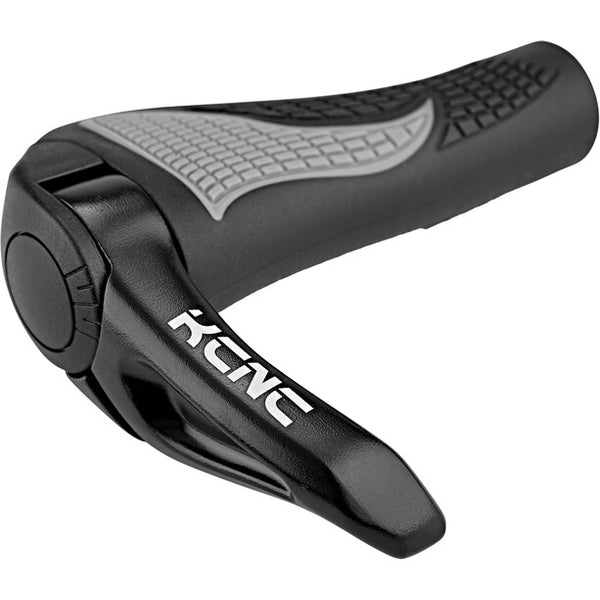 KCNC - TPR GRIPS WITH BAR ENDS (BLACK/GREY)
