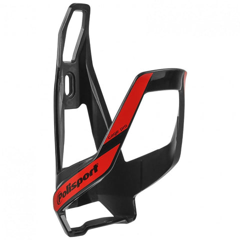 POLISPORT - Bottle Cage PRO evo (Black/Red)