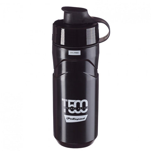 POLISPORT - T500 Thermal Water Bottle 500ml (Black/Grey)