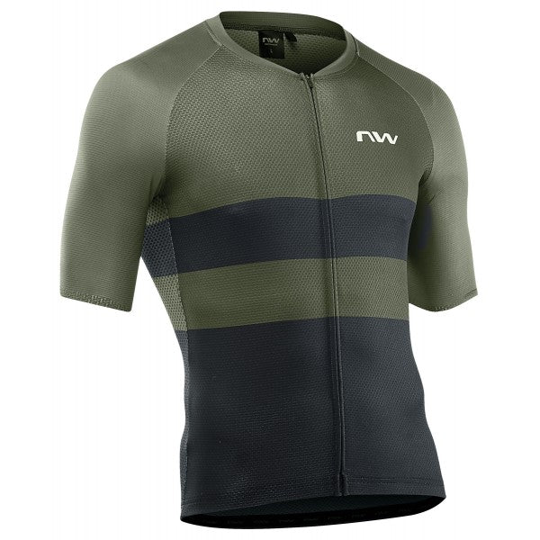 NORTHWAVE - Blade air jersey short sleeve (Green Forest/Black)