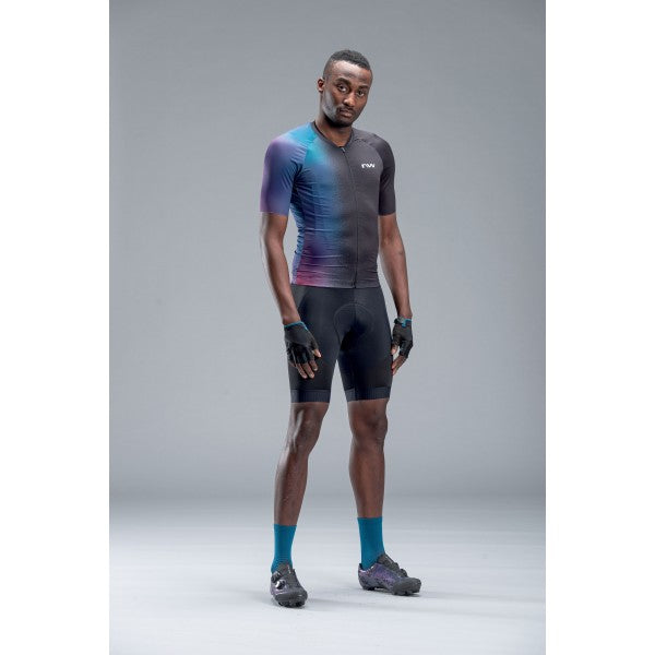 NORTHWAVE - Blade jersey short sleeve (Black/Iridescent)