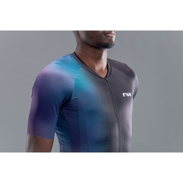 NORTHWAVE - Blade jersey short sleeve (Black/Iridescent)