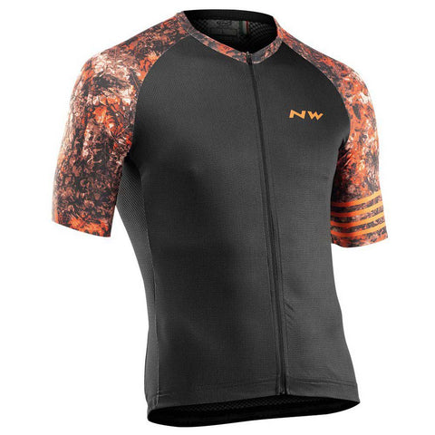 NORTHWAVE - Blade jersey short sleeve (Black/Orange)