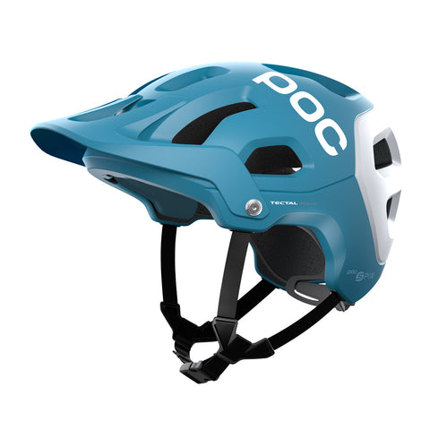 POC - TECTAL RACE SPIN Trail/Enduro light weight helmet (Basalt blue/Hydrogen White)