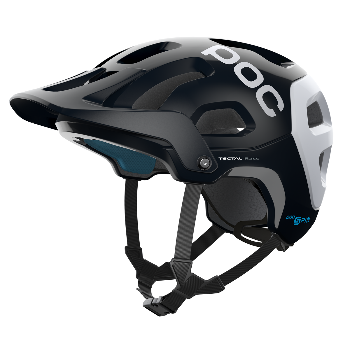 POC - TECTAL RACE SPIN Trail/Enduro light weight helmet (Uranium Black/Hydrogen White)