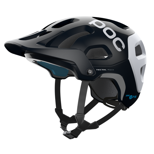 POC - TECTAL RACE SPIN Trail/Enduro light weight helmet (Uranium Black/Hydrogen White)