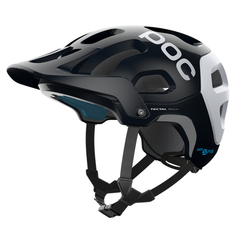 POC - TECTAL RACE SPIN Trail/Enduro light weight helmet (Uranium Black/Hydrogen White)