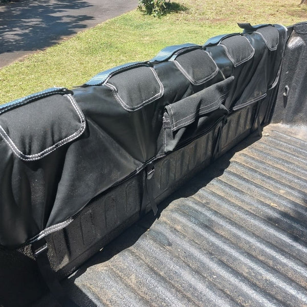 Pickup Tailgate protection and bike carrier for 5 bicycles