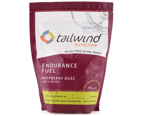 TAILWIND | Endurance Fuel Caffeinated - Raspberry Buzz 50 Servings 1350 G