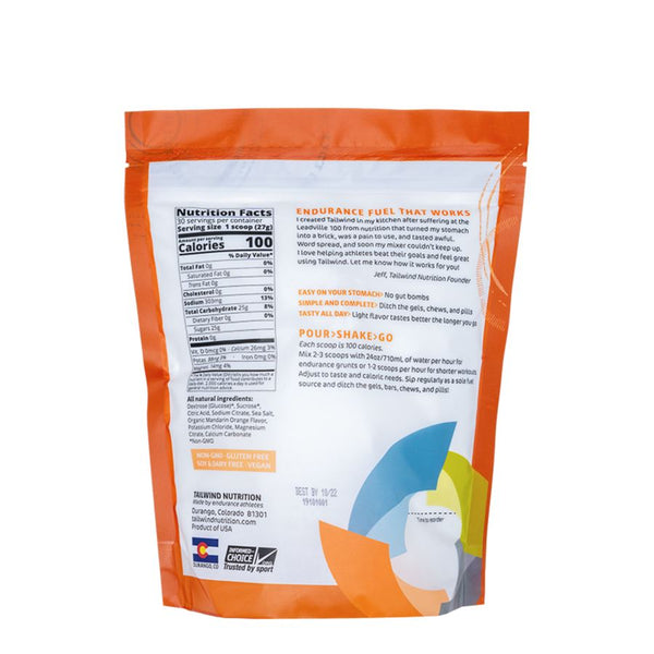 TAILWIND | Endurance Fuel - Naked Unflavored 30 Servings 810 G