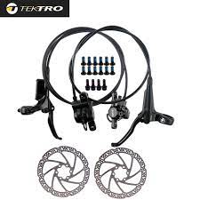 TECKTRO M275 complete brake set pair + 160mm discs