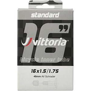 VITTORIA - Standard 16x1.5/1.75C AV Schrader 48mm Inner Tube