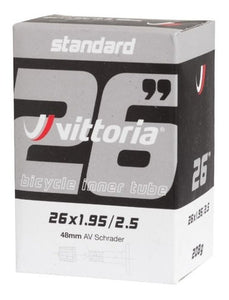 VITTORIA | Standard 26x1.95/2.50 AV Schrader 48mm Inner Tube