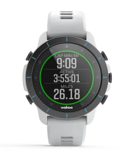 WAHOO ELEMENT RIVAL MULTISPORT GPS WATCH KONA WHITE