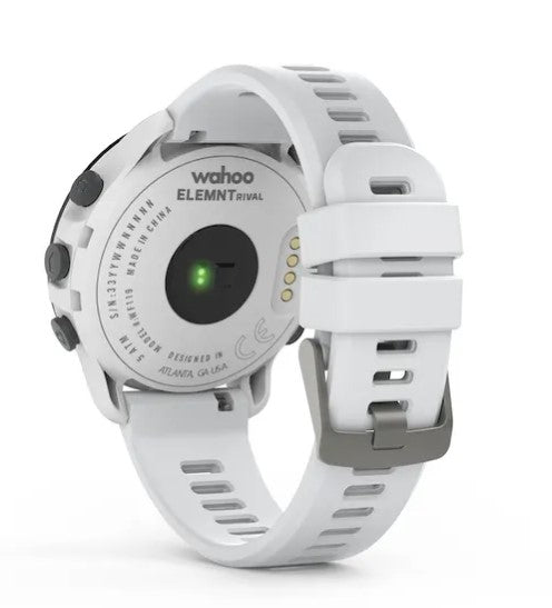 WAHOO ELEMENT RIVAL MULTISPORT GPS WATCH KONA WHITE