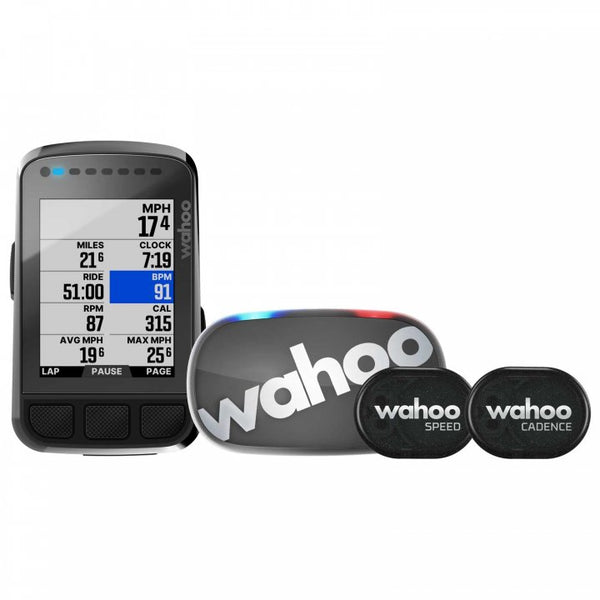 WAHOO ELEMNT BOLT 2.0 GPS + TICKR + RPM - Bike Computer Bundle